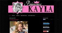 Desktop Screenshot of princesskayla.com